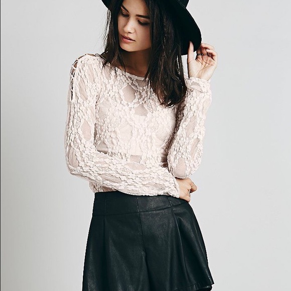 Free People Intimates criss cross layering top - Picture 5 of 5