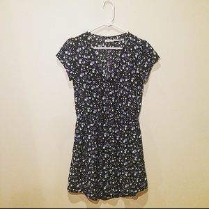 Kimchi Blue floral print button up dress