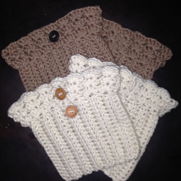 🎉HP🎉Handmade boot cuffs! 🎄🎁🎅🏻☃🎉 - Picture 3 of 3