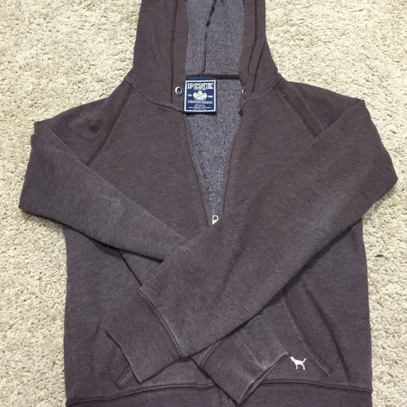 PINK Victoria secret hoody, women's S brown - Picture 2 of 4