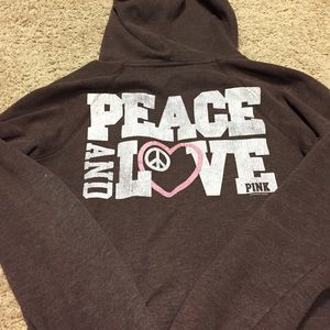 PINK Victoria secret hoody, women's S brown