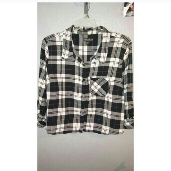 Cute f21 flannel shirt
