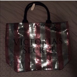 2015 Sequined Victoria Secret Large Tote