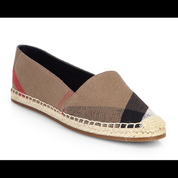 Burberry Espadrille Flats - Hodgeson Check