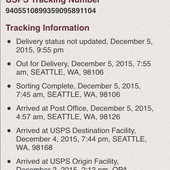 Sent proof - Picture 2 of 2