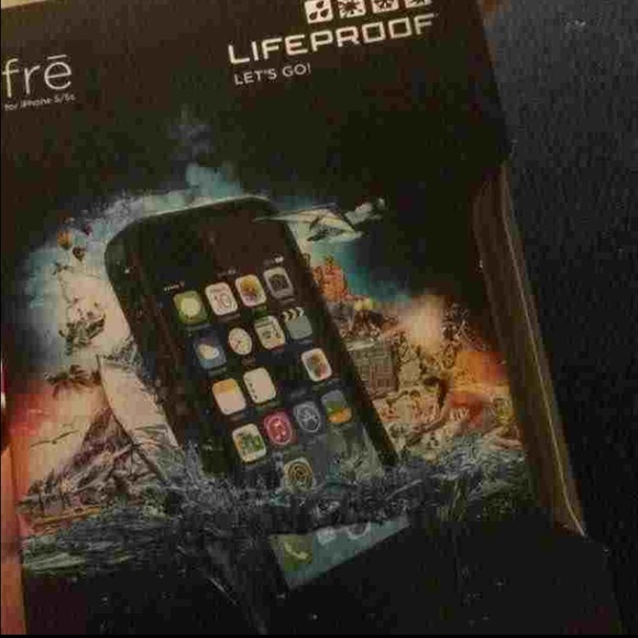 PUNKcase StudStar Black Apple iPhone 5S/5 Waterproof Case  Black Lifeproof case for iphone 5/5s