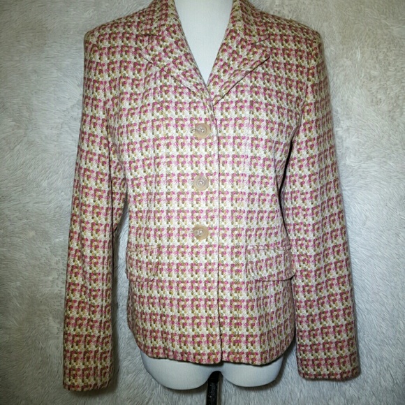 Talbots Tweed Blazer jacket small/petite