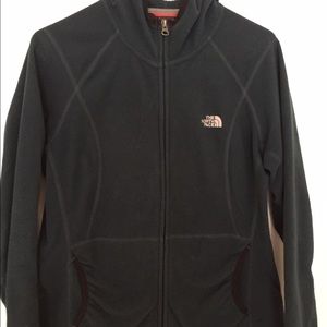 North face fleece jacket with hood