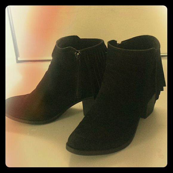Rampage Fringed heeled boots
