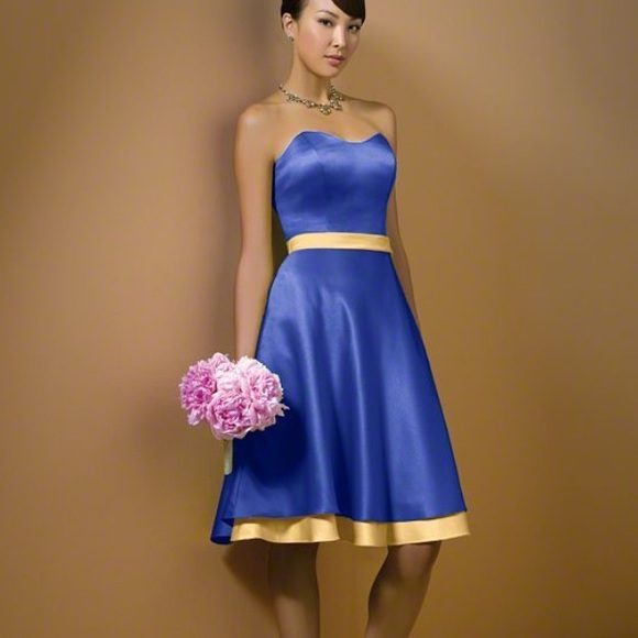 Alfred Angelo dress in royal blue