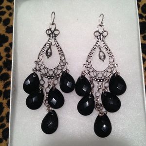 Beautiful hanging earrings.