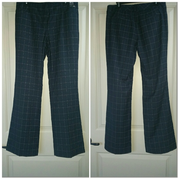 New York and Company plaid slacks