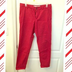 💥NEW LOW PRICE💥H&M red ankle pants