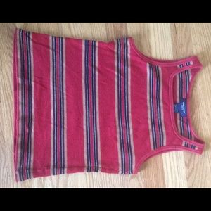 Ribbed Striped tank