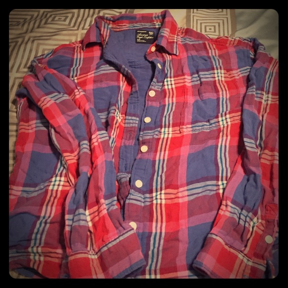 Button up flannel shirt