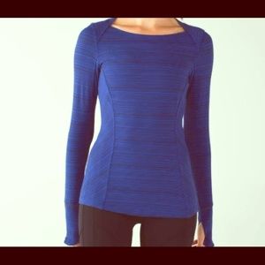 NWOT Lululemon Kanto Catch Me Long Sleeve Sapphire