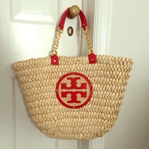Tory Burch straw bag