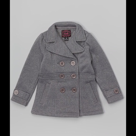 Gray and black fleece girl coats bundle