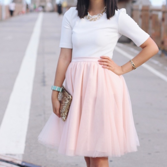 Skirts - Pale Pink Tulle Skirt Skirts - Pale Pink Tulle Skirt