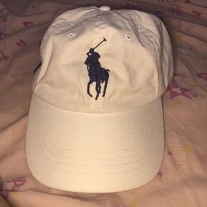 white ralph lauren hat