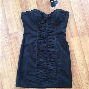 Black strapless 2Bebe dress