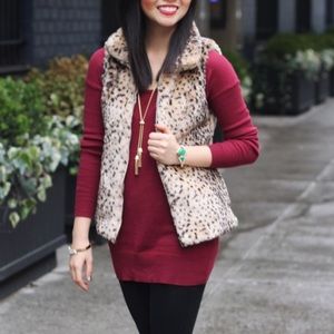 Zara Jackets & Coats - PRICE DROP‼️ Leopard Faux Fur Vest Zara Jackets & Coats - PRICE DROP‼️ Leopard Faux Fur Vest