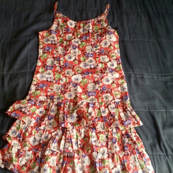 Brand New Little Girls Floral Tink Top Dress