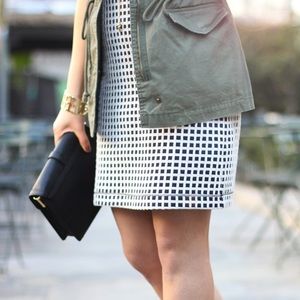 Lou & Grey Dresses - Price Drop‼️ Grid Print Shift Dress Lou & Grey Dresses - Price Drop‼️ Grid Print Shift Dress