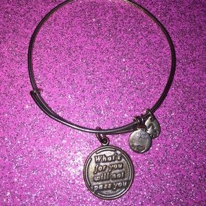 Alex and Ani silver bracelet
