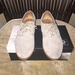 Light gray loafers
