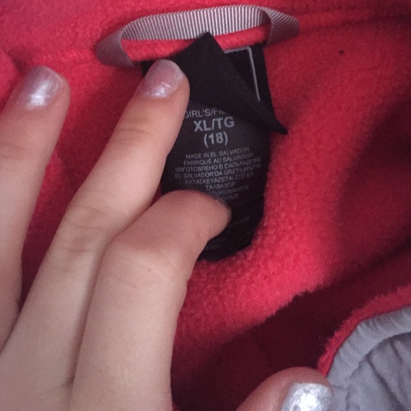 Pink/Coral and grey North face - Picture 3 of 3