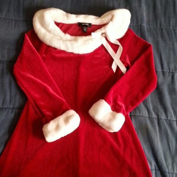 Santa Themed Little Gril Dress Brand New
