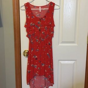Small Red Floral dress