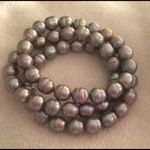 NWOT Set of Three Honora 8-9 mm Pearl Bracelets