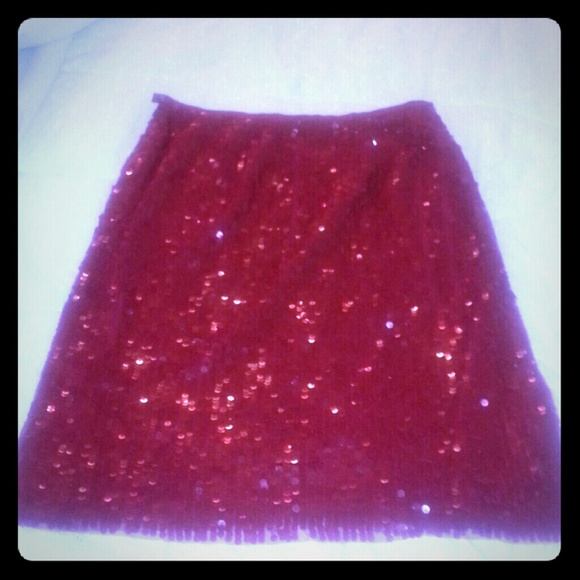 Red Bloomingdale's Skirt NWOT
