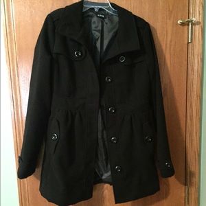 Black dress coat