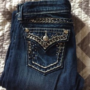 Size 27 Miss Me boot cut jeans