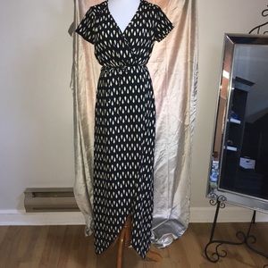Wrap maxi dress