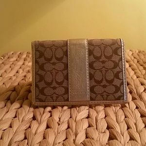Authentic Coach card and cash holder