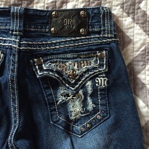 Size 27 Miss Me bootcut jeans