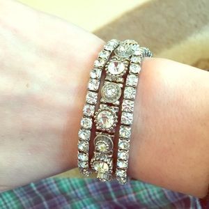 **Moving Special** Set of 3 Faux Diamond Bracelets