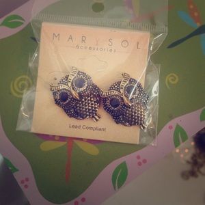 Marysol owl earrings