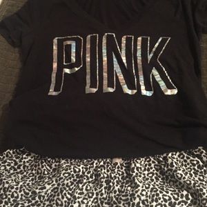 Victoria's Secret pajama pants and t-shirt