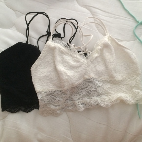White and Black Bralettes!