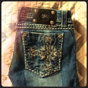 Size 27 skinny Miss Me jeans