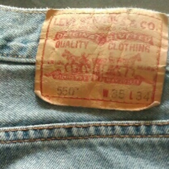 High waisted 550 levis