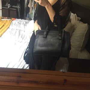 Large black merona purse