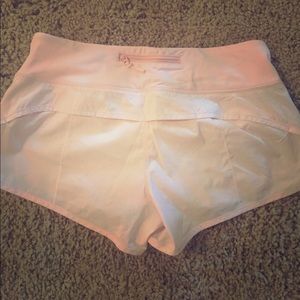 Pink lululemon shorts nwot