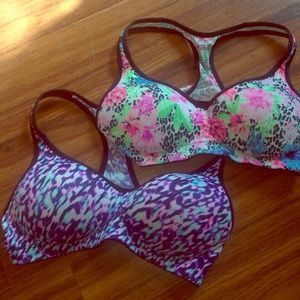 VS Pink Yoga Sports Bras (2)