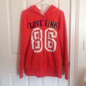 VS jacket it's more orange in real life